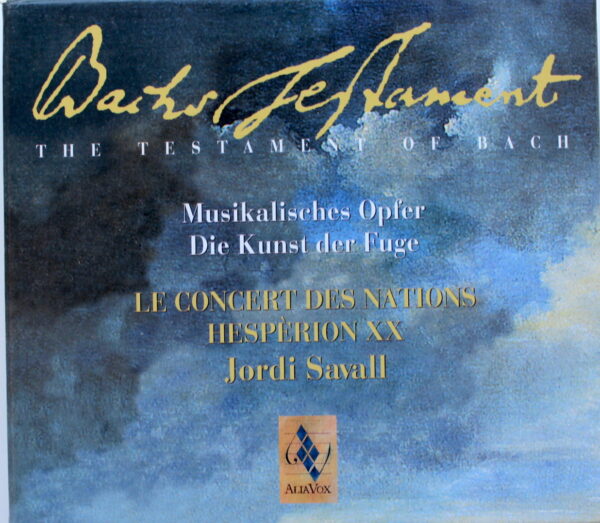 Bach Testament Le Concert des Nations Jordi Savall